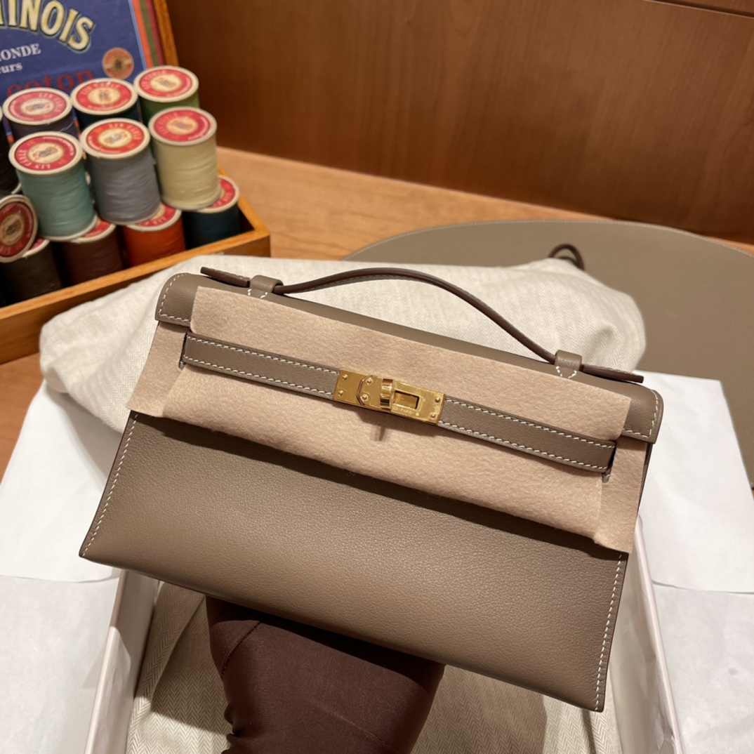 에르메스 켈리 포쉐트 에토프 금장